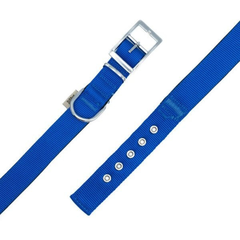 Doggie M Elit Dokuma Boyun Tasması Royal Mavi 2.5x37-45 Cm | Köpek Boyun Tasması