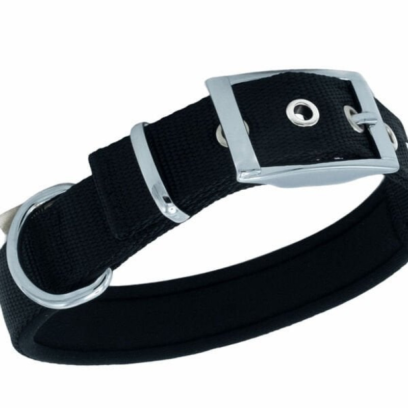 Doggie M Elit Dokuma Boyun Tasması Siyah 2.5x37-45 Cm | Köpek Boyun Tasması