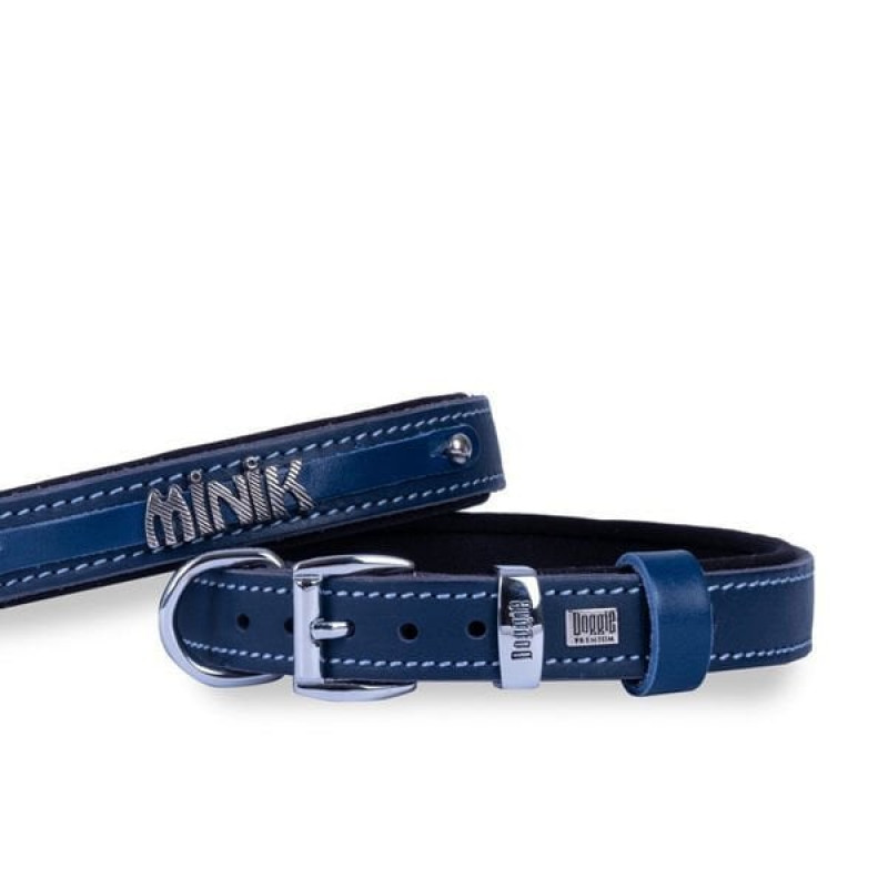 Doggie M Konfor Deri İsimlikli Boyun Tasması Royal Mavi 2.5x37-45 Cm | Köpek Boyun Tasması Doggie M Konfor Deri İsimlikli Boyun Tasması Royal Mavi 2.5x37-45 Cm | Köpek Boyun Tasması