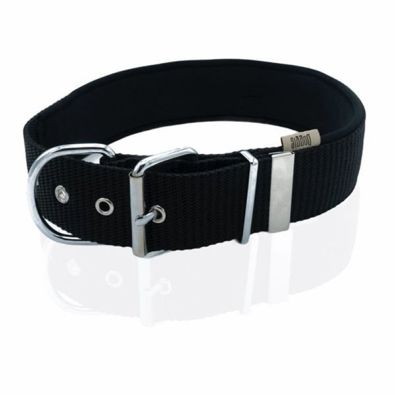 Doggie M Konfor Dokuma Boyun Tasması Siyah 5x65-65 Cm | Köpek Boyun Tasması