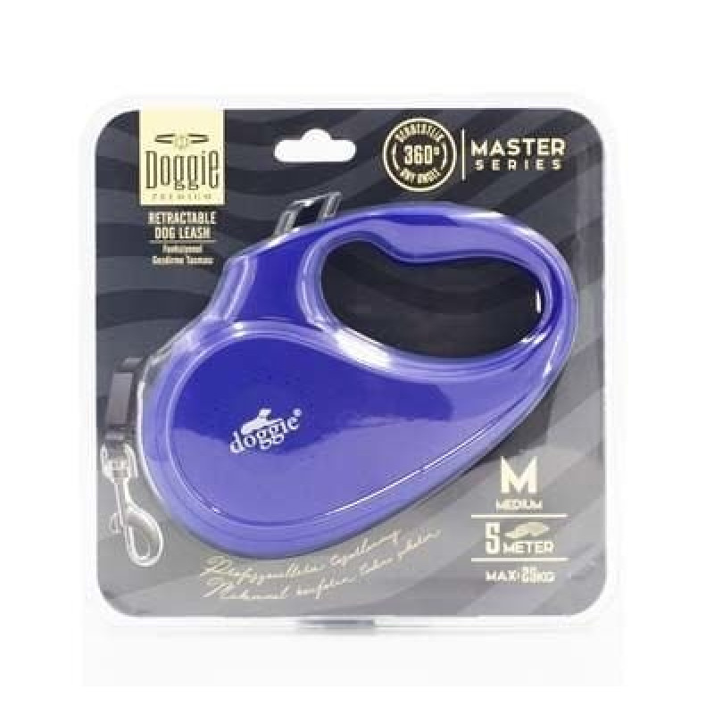 Doggie M Otomatik Tasma Master Seri Blue | Otomatik Köpek Tasması