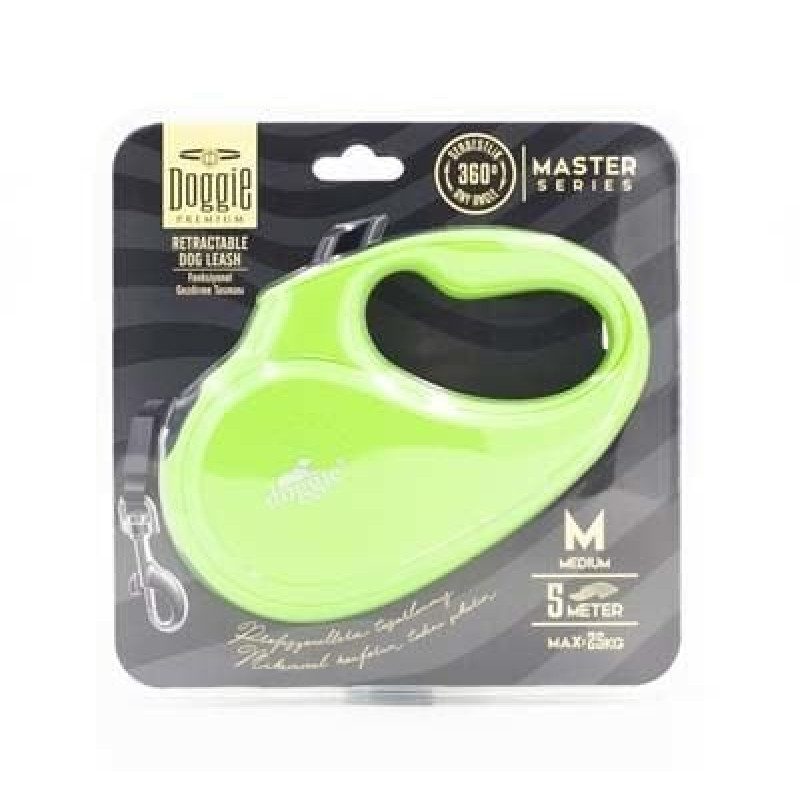 Doggie M Otomatik Tasma Master Seri Green | Otomatik Köpek Tasması