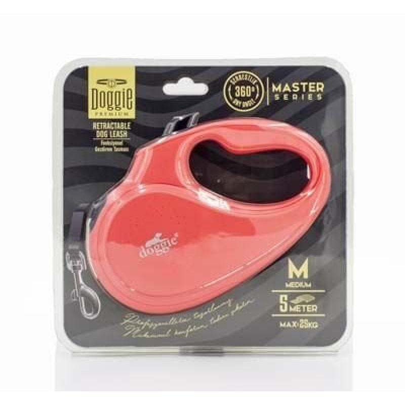 Doggie M Otomatik Tasma Master Seri Pink | Otomatik Köpek Tasması