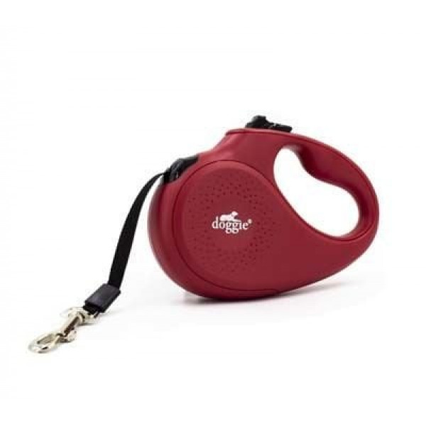 Doggie M Otomatik Tasma Master Seri Red | Otomatik Köpek Tasması