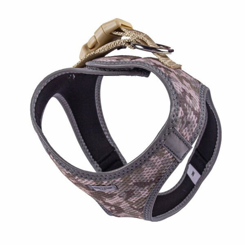 Doggie M Reflektör Havalı Dokuma Göğüs Tasması Kamuflaj 38-44 Cm | Köpek Göğüs Tasması