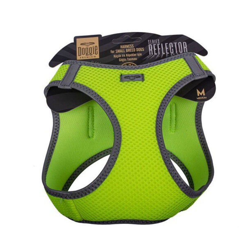 Doggie M Reflektör Havalı Dokuma Göğüs Tasması Sarı 38-44 Cm | Köpek Göğüs Tasması Doggie M Reflektör Havalı Dokuma Göğüs Tasması Sarı 38-44 Cm | Köpek Göğüs Tasması