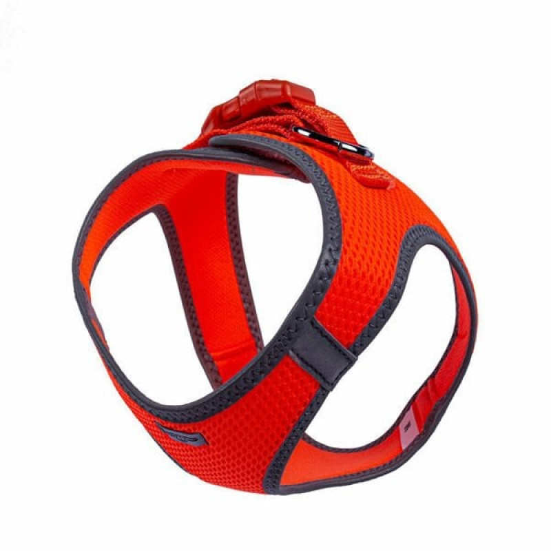 Doggie M Reflektör Havalı Dokuma Göğüs Tasması Turuncu 38-44 Cm | Köpek Göğüs Tasması