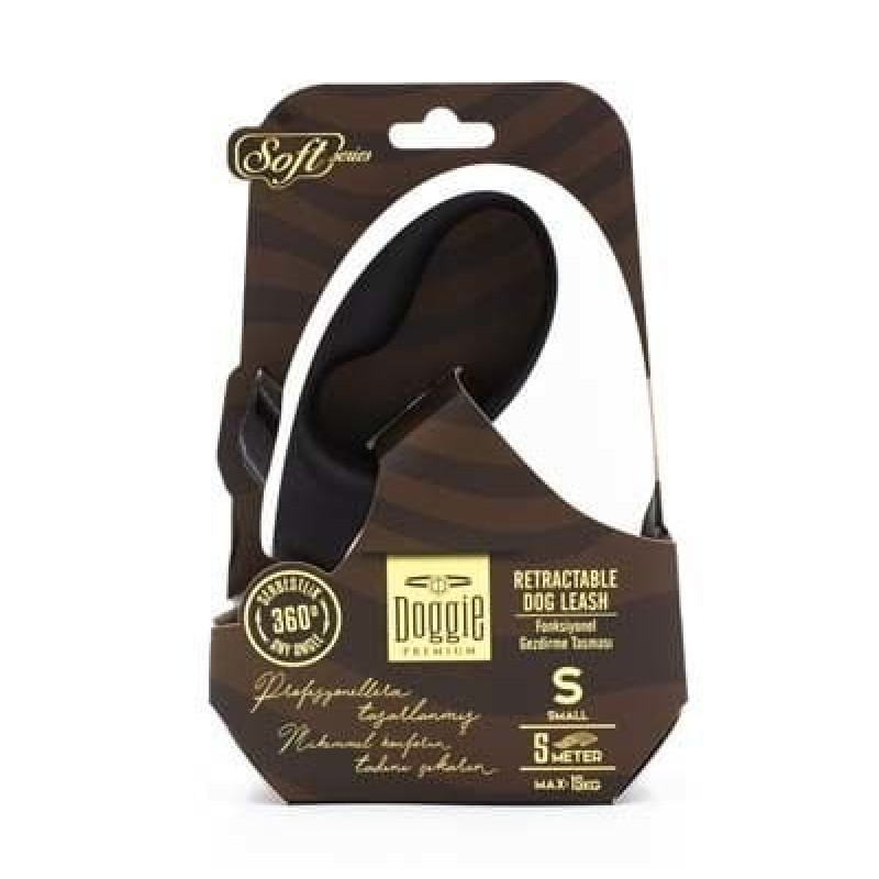 Doggie S Otomatik Tasma Soft Seri White | Otomatik Köpek Tasması