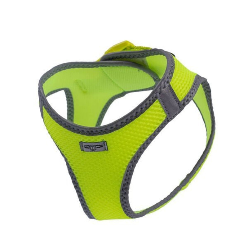Doggie S Reflektör Havalı Dokuma Göğüs Tasması Sarı 32-38 Cm | Köpek Göğüs Tasması
