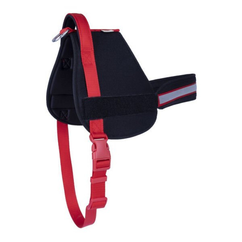 Doggie XL Üniforma Havalı Dokuma Göğüs Tasması Kırmızı Siyah 2,5x70x85 Cm | Köpek Göğüs Tasması Doggie XL Üniforma Havalı Dokuma Göğüs Tasması Kırmızı Siyah 2,5x70x85 Cm | Köpek Göğüs Tasması