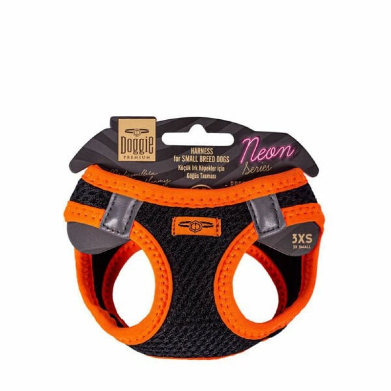 Doggie XXXS Neon Havalı Dokuma Göğüs Tasması Turuncu 22-26 Cm | Köpek Göğüs Tasması Doggie XXXS Neon Havalı Dokuma Göğüs Tasması Turuncu 22-26 Cm | Köpek Göğüs Tasması