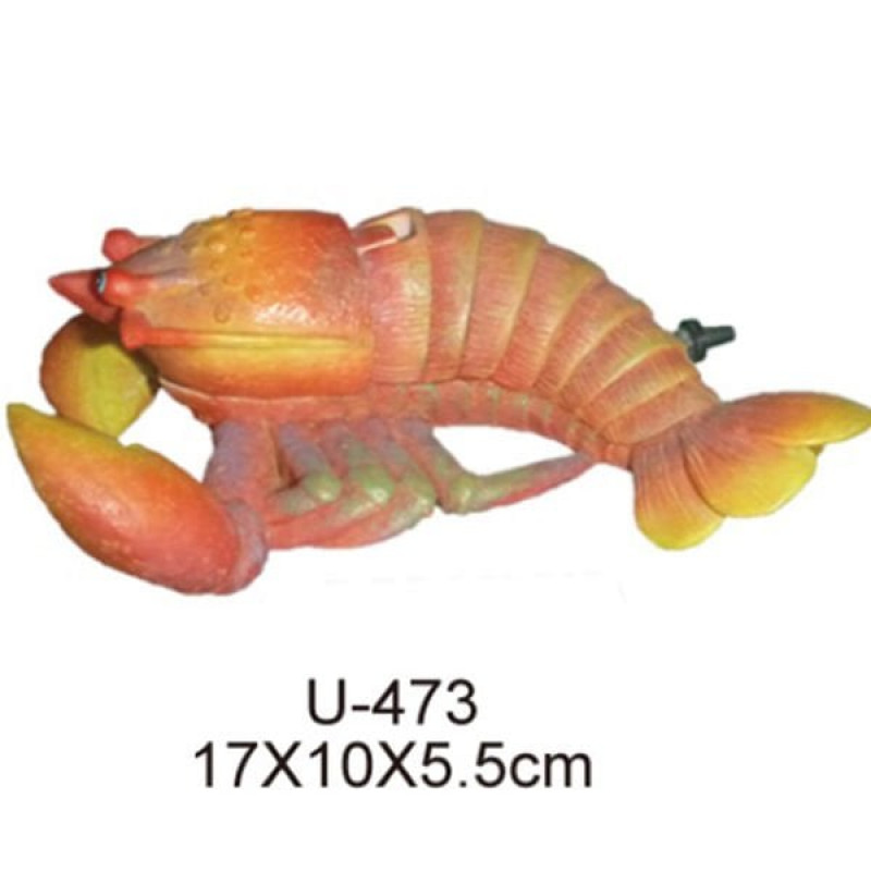 Dophin 17x10x5,5 Cm King Küçük Istakoz | Akvaryum Dekor Fon Dophin 17x10x5,5 Cm King Küçük Istakoz | Akvaryum Dekor Fon