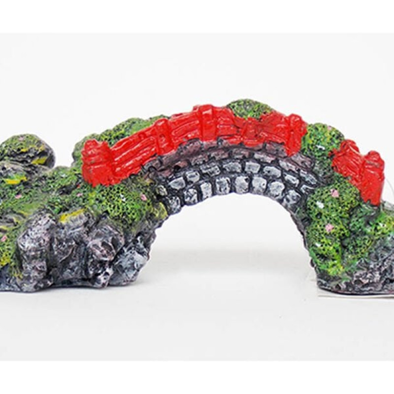 Dophin 18,5x6,5x5 Cm King Köprü | Akvaryum Dekor Fon Dophin 18,5x6,5x5 Cm King Köprü | Akvaryum Dekor Fon