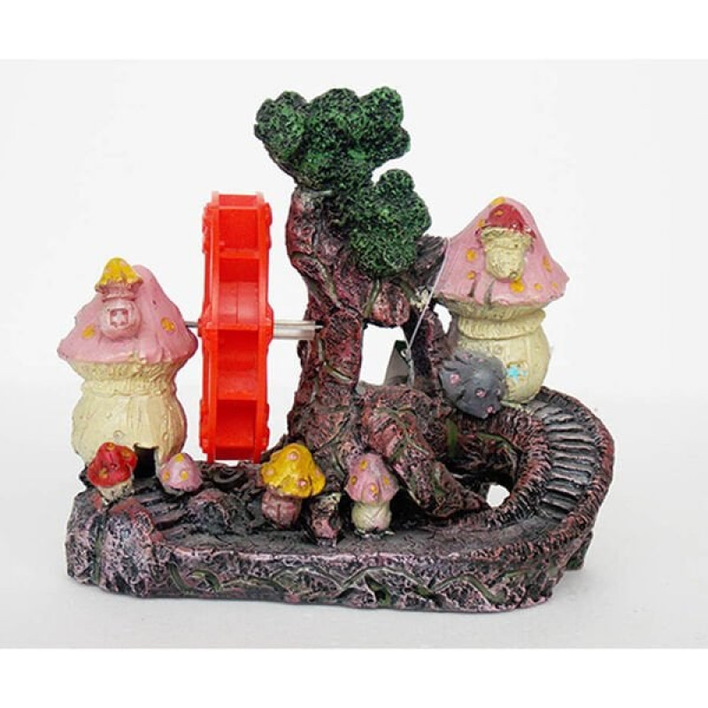 Dophin 18x16x10,5 Cm King Merdivenli Ev | Akvaryum Dekor Fon Dophin 18x16x10,5 Cm King Merdivenli Ev | Akvaryum Dekor Fon