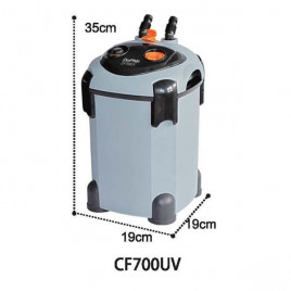 19x19x35 Cm Dış Filtre Cf 700U 750 L/h | Akvaryum Dış Filtre