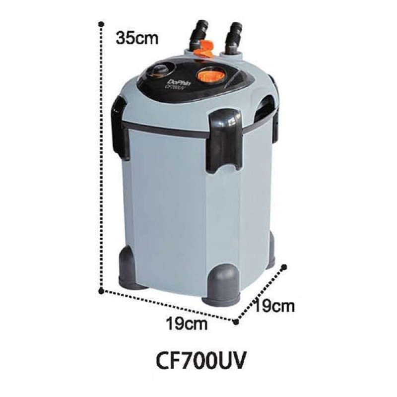 Dophin 19x19x35 Cm Dış Filtre Cf 700U 750 L/h | Akvaryum Dış Filtre Dophin 19x19x35 Cm Dış Filtre Cf 700U 750 L/h | Akvaryum Dış Filtre