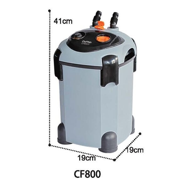 Dophin 19x19x41 Cm Dış Filtre Cf 800 850 L/h | Akvaryum Dış Filtre