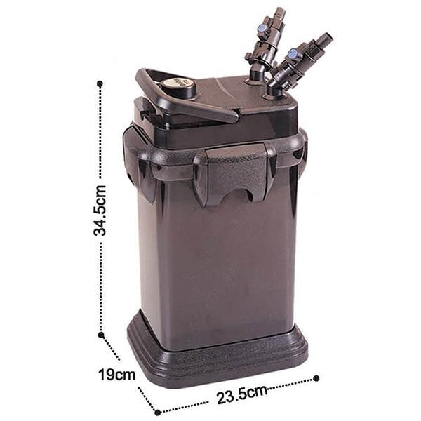Dophin 19x23,5x34,5 Cm Dış Filtre 700 L/h | Akvaryum Dış Filtre