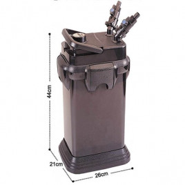 21x26x44 Cm Dış Filtre 1300 L/h | Akvaryum Dış Filtre