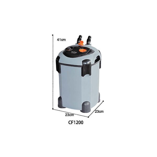 Dophin 23x23x41 Cm Dış Filtre Cf 1200 1200 L/h | Akvaryum Dış Filtre