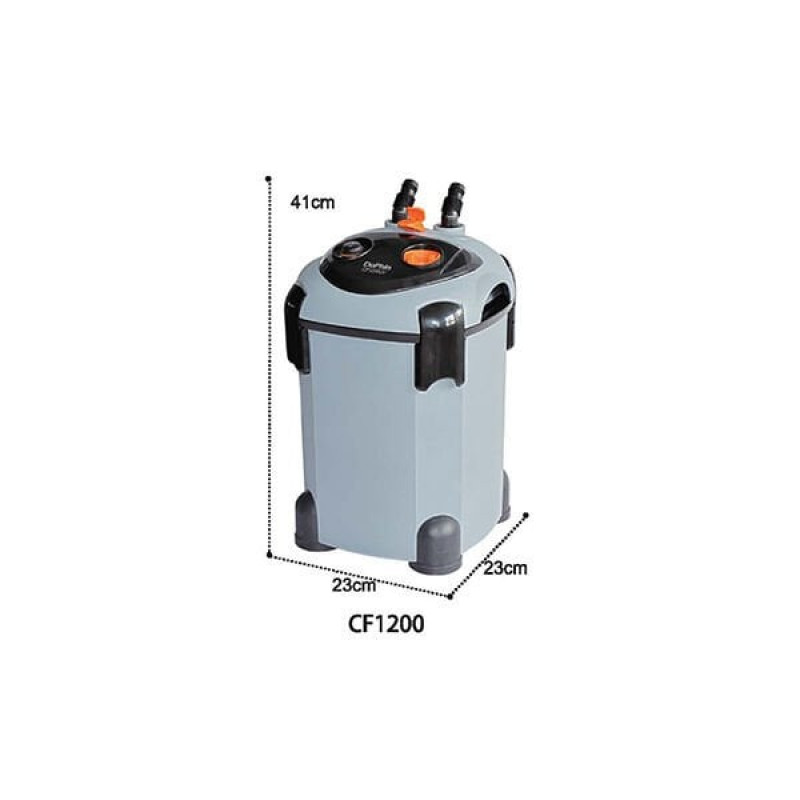 Dophin 23x23x41 Cm Dış Filtre Cf 1200 1200 L/h | Akvaryum Dış Filtre Dophin 23x23x41 Cm Dış Filtre Cf 1200 1200 L/h | Akvaryum Dış Filtre