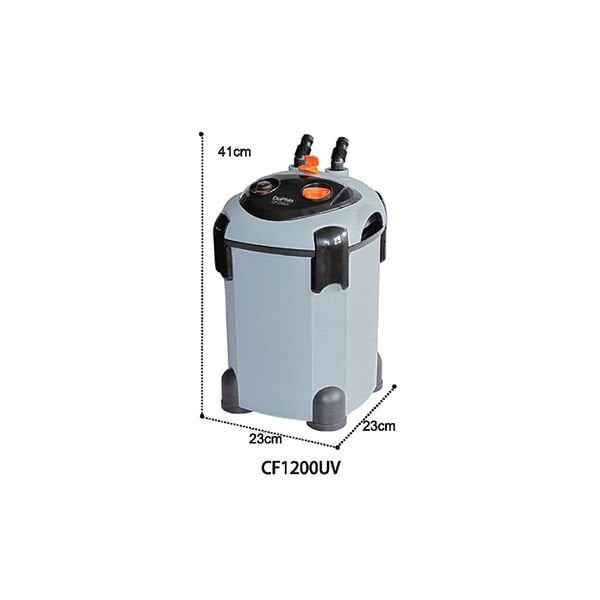 Dophin 23x23x41 Cm Dış Filtre Cf 1200U 1200 L/h | Akvaryum Dış Filtre