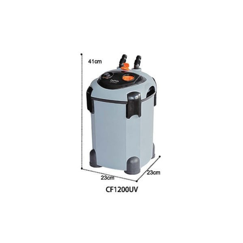 Dophin 23x23x41 Cm Dış Filtre Cf 1200U 1200 L/h | Akvaryum Dış Filtre Dophin 23x23x41 Cm Dış Filtre Cf 1200U 1200 L/h | Akvaryum Dış Filtre
