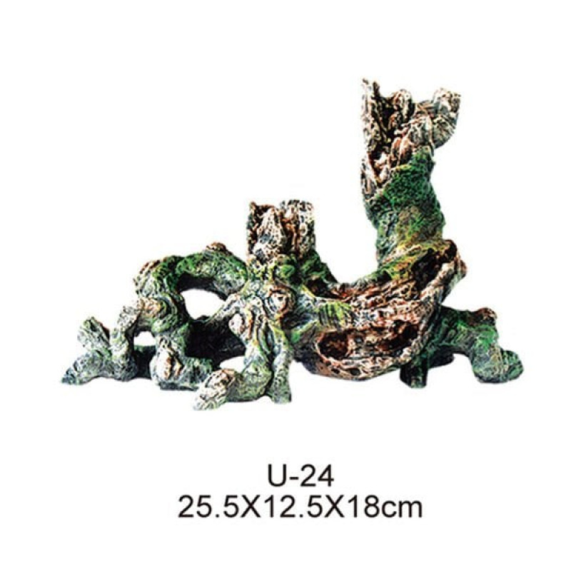 Dophin 25,5x12,5x18 Cm King Kütük Kayalık | Akvaryum Dekor Fon Dophin 25,5x12,5x18 Cm King Kütük Kayalık | Akvaryum Dekor Fon