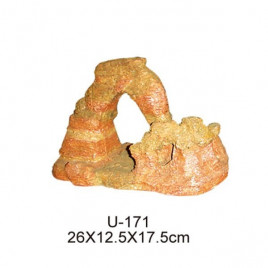 26x12,5x17,5 Cm King Yapay Delikli Kaya | Akvaryum Dekor Fon