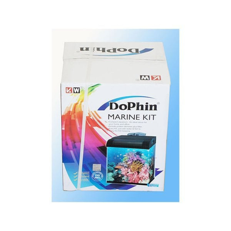 Dophin 32x30x36 Cm Bombeli Deniz Akvaryumu ve Kiti Mavi | Deniz Akvaryum Aksesuarı Dophin 32x30x36 Cm Bombeli Deniz Akvaryumu ve Kiti Mavi | Deniz Akvaryum Aksesuarı