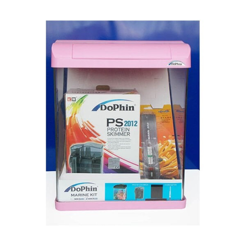 Dophin 32x30x36 Cm Bombeli Deniz Akvaryumu ve Kiti Pembe | Deniz Akvaryum Aksesuarı Dophin 32x30x36 Cm Bombeli Deniz Akvaryumu ve Kiti Pembe | Deniz Akvaryum Aksesuarı