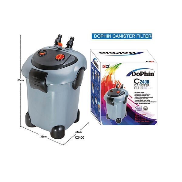 Dophin  38x41x60 Cm Dış Filtre 3100 L/h | Akvaryum Dış Filtre