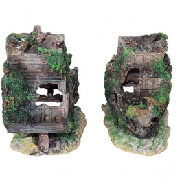 42x14,5x21 Cm King Gemi Batığı | Akvaryum Dekor Fon