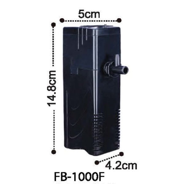 Dophin FB 1000F İç Filtre 300 L/h | Akvaryum Filtresi