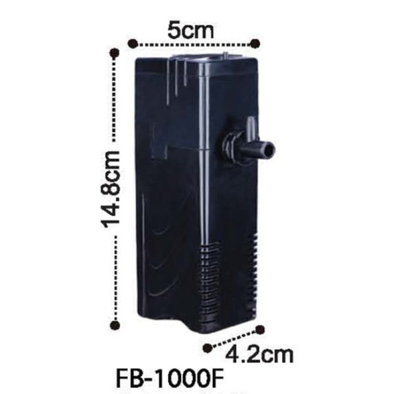 Dophin FB 1000F İç Filtre 300 L/h | Akvaryum Filtresi Dophin FB 1000F İç Filtre 300 L/h | Akvaryum Filtresi