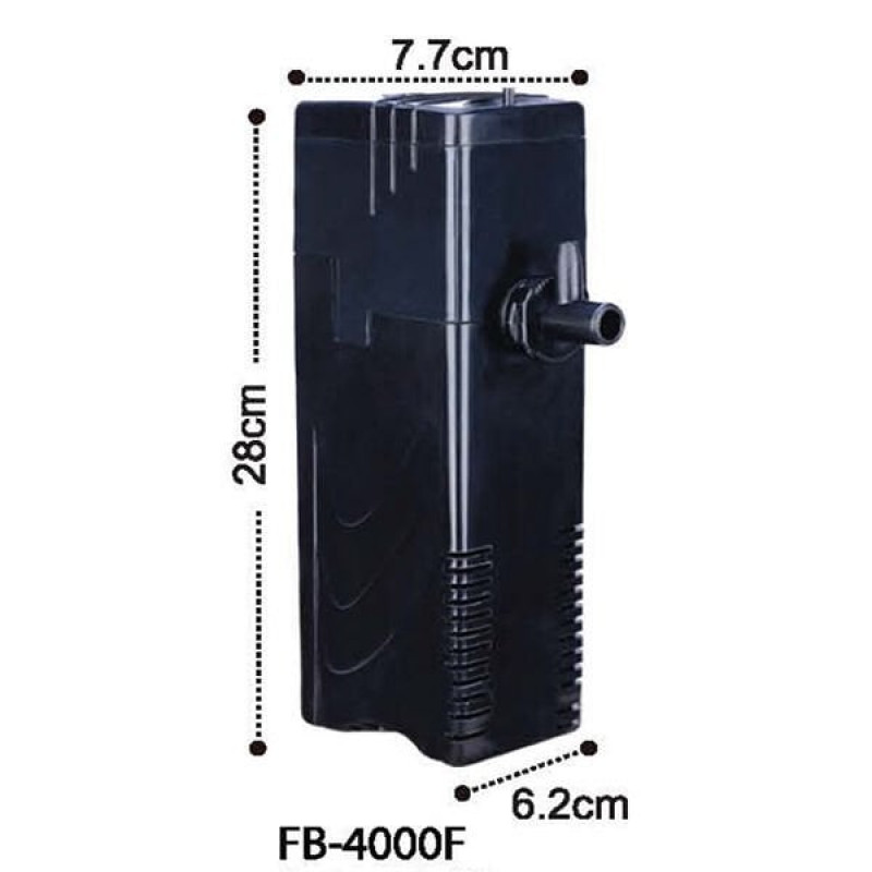 Dophin FB 4000 İç Filtre 600 L/h | Akvaryum Filtresi Dophin FB 4000 İç Filtre 600 L/h | Akvaryum Filtresi