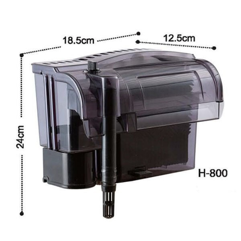 Dophin H 800 Askılı Filtre 880 L/h | Akvaryum İç Şelale Filtre Dophin H 800 Askılı Filtre 880 L/h | Akvaryum İç Şelale Filtre