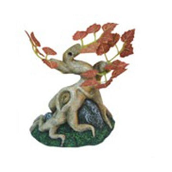 Dophin King 10,5x6,5x10 Cm Kayalıklı Kütük | Akvaryum Dekor Fon