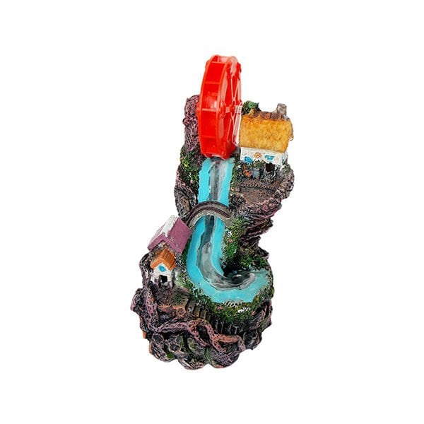 Dophin King Çarklı Kayalık Ev | Akvaryum Dekor Fon