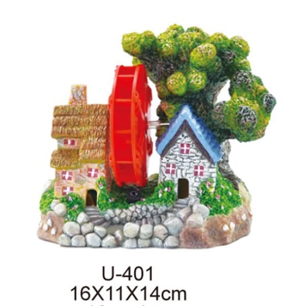 Dophin King Değirmen | Akvaryum Dekor Fon