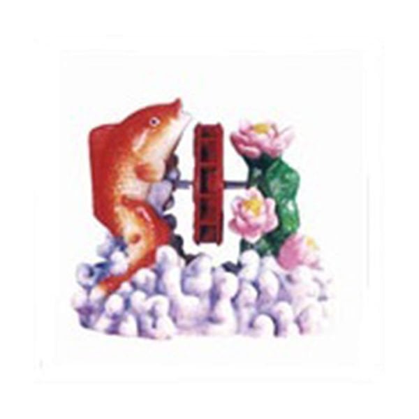 Dophin King Yunus Balıklı Kayalık Çark | Akvaryum Dekor Fon