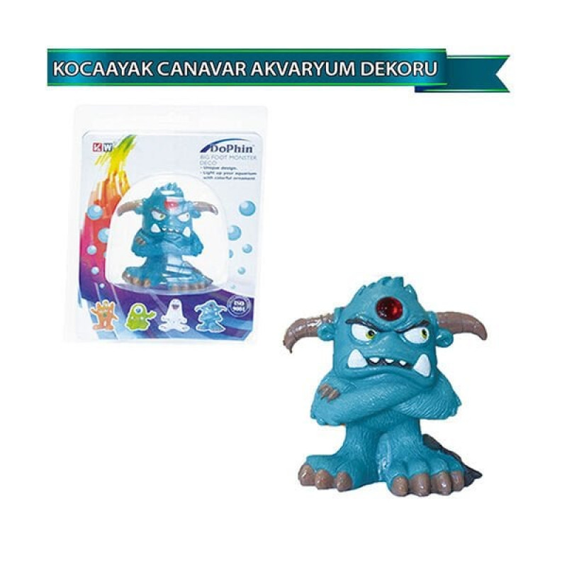 Dophin Kocaayak Canavar | Akvaryum Dekor Fon Dophin Kocaayak Canavar | Akvaryum Dekor Fon