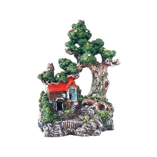 King Bahçeli Ev | Akvaryum Dekor Fon