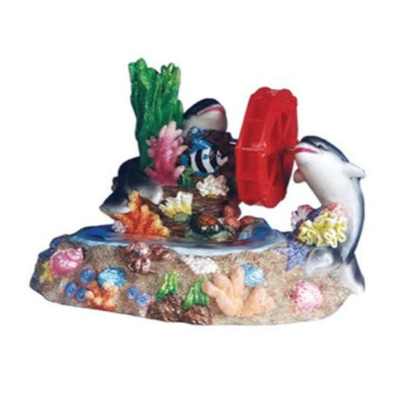 King Yunus Balıklı Kayalıklı Çark | Akvaryum Dekor Fon King Yunus Balıklı Kayalıklı Çark | Akvaryum Dekor Fon