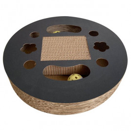 Dr.Sacchi 33x5 Cm Ahşap Yuvarlak Oyuncak | Kedi Zeka Oyuncağı Dr.Sacchi 33x5 Cm Ahşap Yuvarlak Oyuncak | Kedi Zeka Oyuncağı