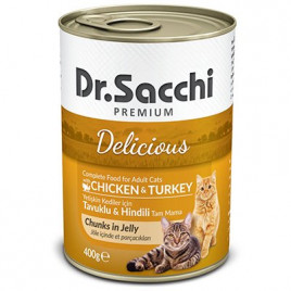 Dr.Sacchi 400 Gr Tavuk ve Hindili Yetişkin | Yetişkin Kedi Maması Dr.Sacchi 400 Gr Tavuk ve Hindili Yetişkin | Yetişkin Kedi Maması