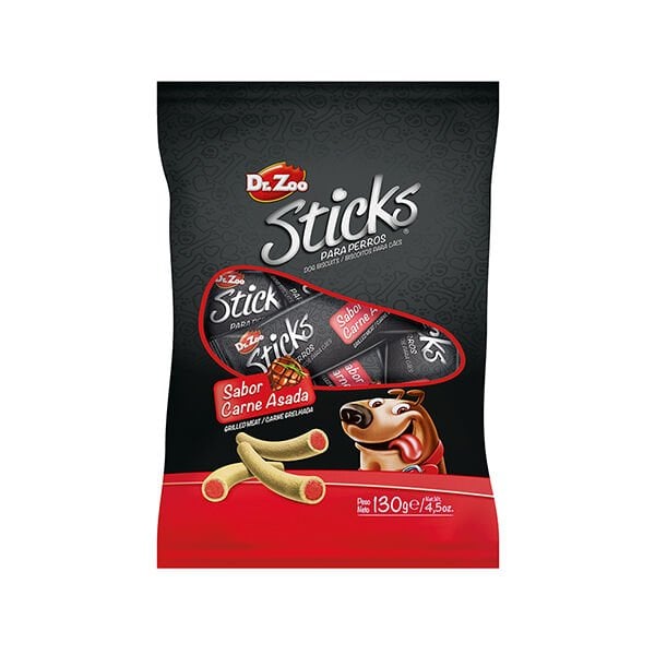 Dr. Zoo 130 Gr Mini Sticks Izgara Et | Köpek Atıştırmalık Ödül Maması