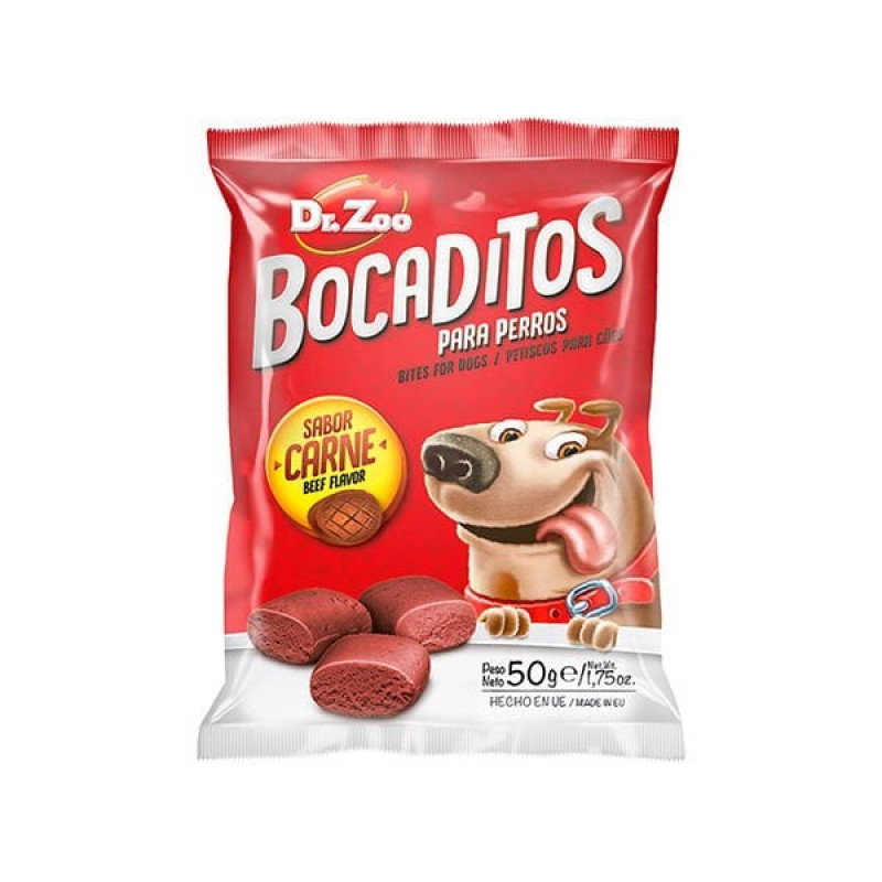 Dr. Zoo 50 Gr Bocaditos Biftek | Köpek Atıştırmalık Ödül Maması Dr. Zoo 50 Gr Bocaditos Biftek | Köpek Atıştırmalık Ödül Maması
