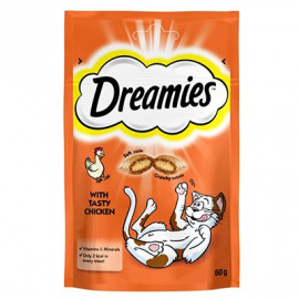 Dreamies 60 Gr İçi Dolgulu Tavuklu Kıtır Kedi Ödülü