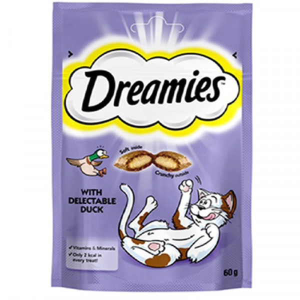 Dreamies 60 Gr Ördekli   | Kedi Bisküvi Ödül Maması